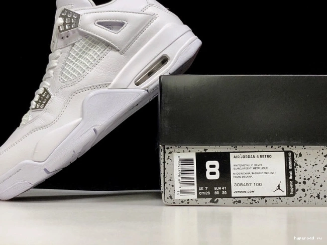 Pure Jordan 308497-100 Money Retro 4 Air 1101